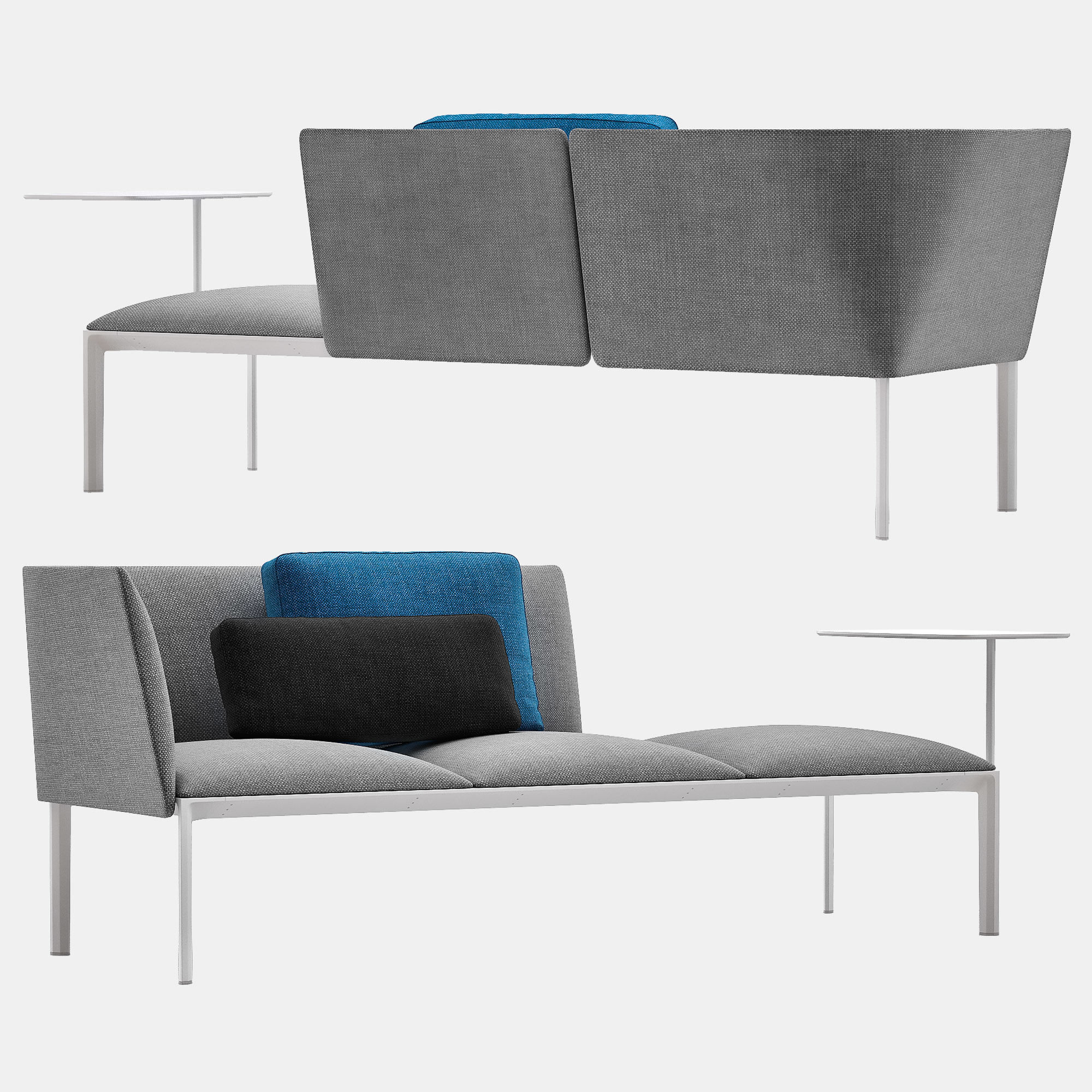 ADD CLASSIC Sectional Sofa 3D model_4