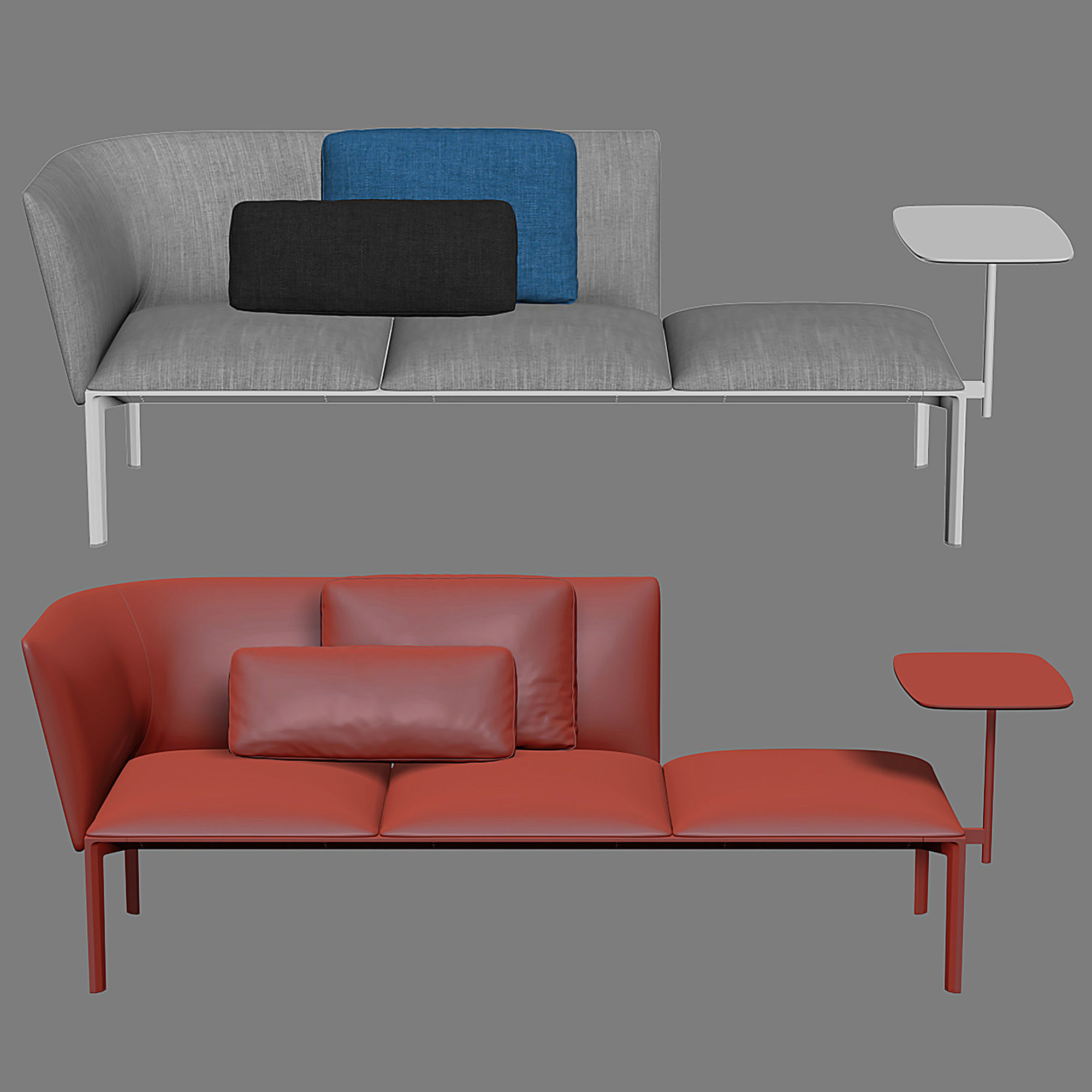ADD CLASSIC Sectional Sofa 3D model_6