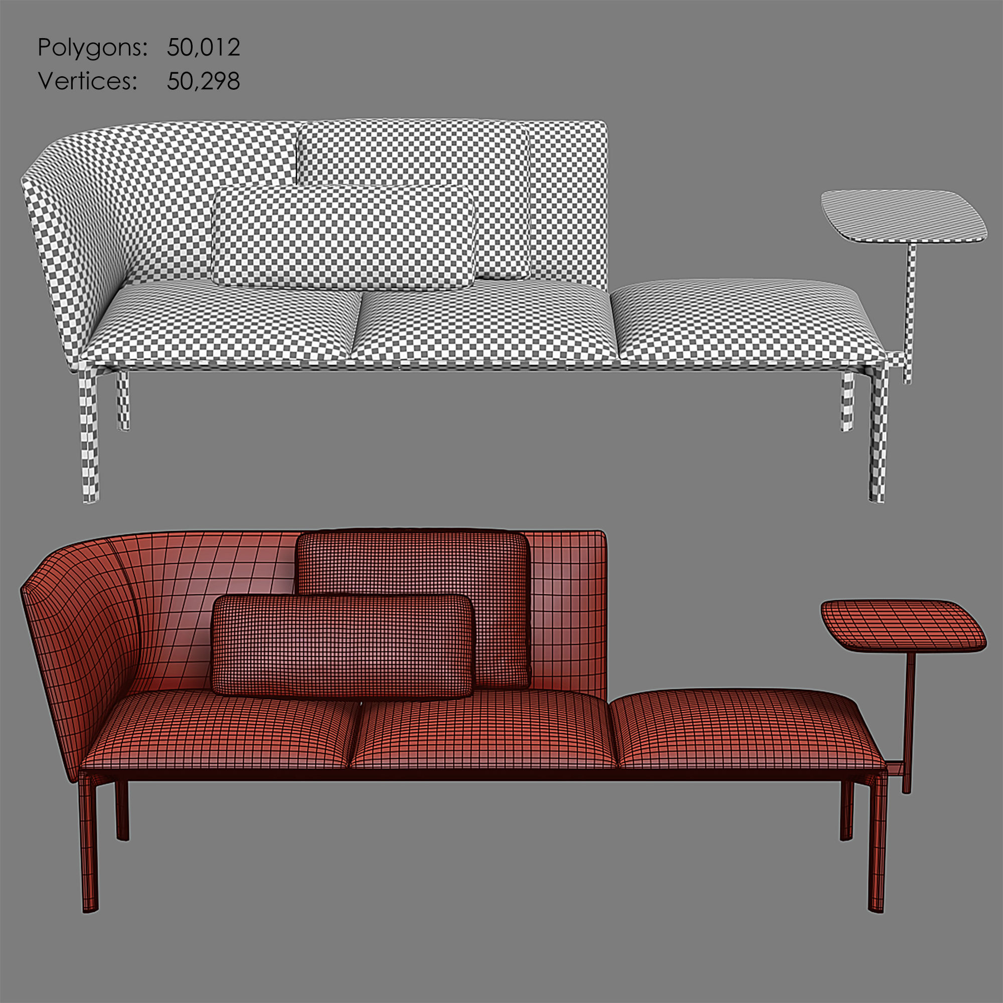 ADD CLASSIC Sectional Sofa 3D model_7