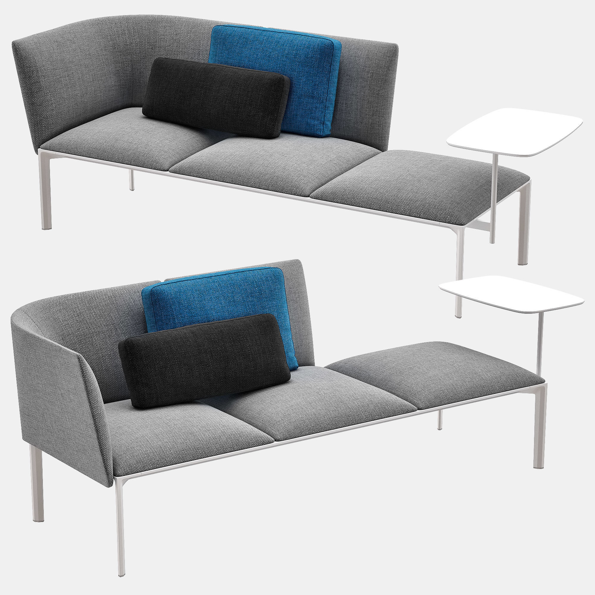 ADD CLASSIC Sectional Sofa 3D model_3
