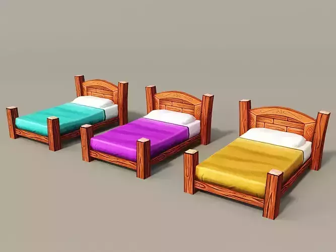Cartoon bed