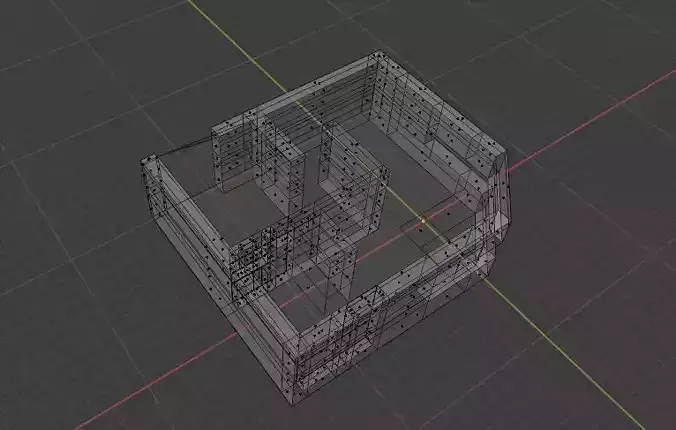 Bunker house with door and windows