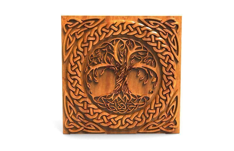 celtic tree of life CNC 3 3D print model_6