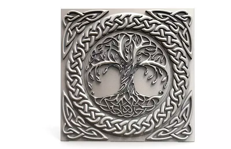 celtic tree of life CNC 3 3D print model_0