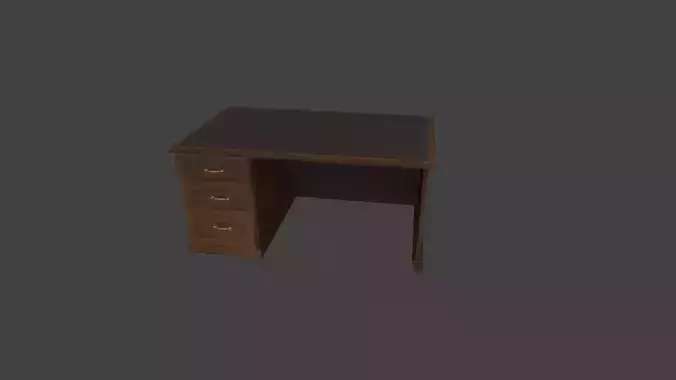 Table desk with drawers