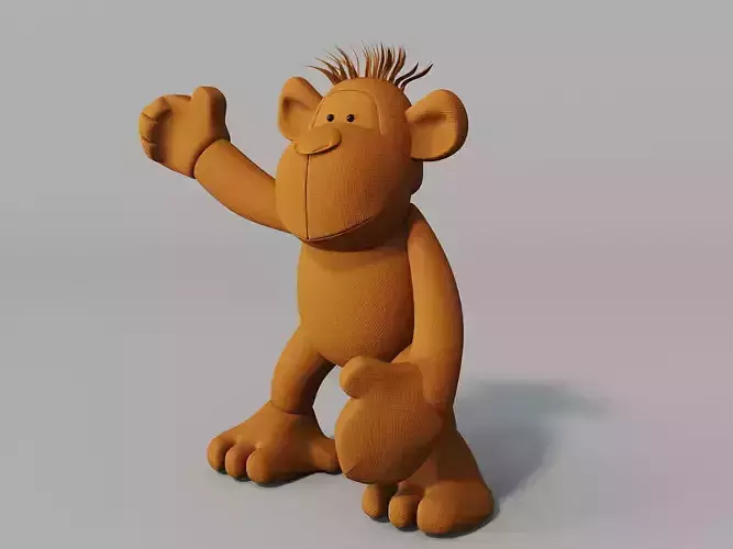 Monkey toy bear