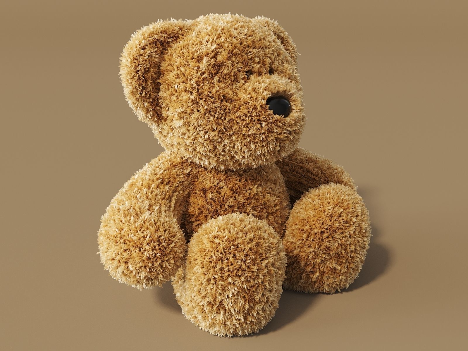 Plush Bear 3D model_2