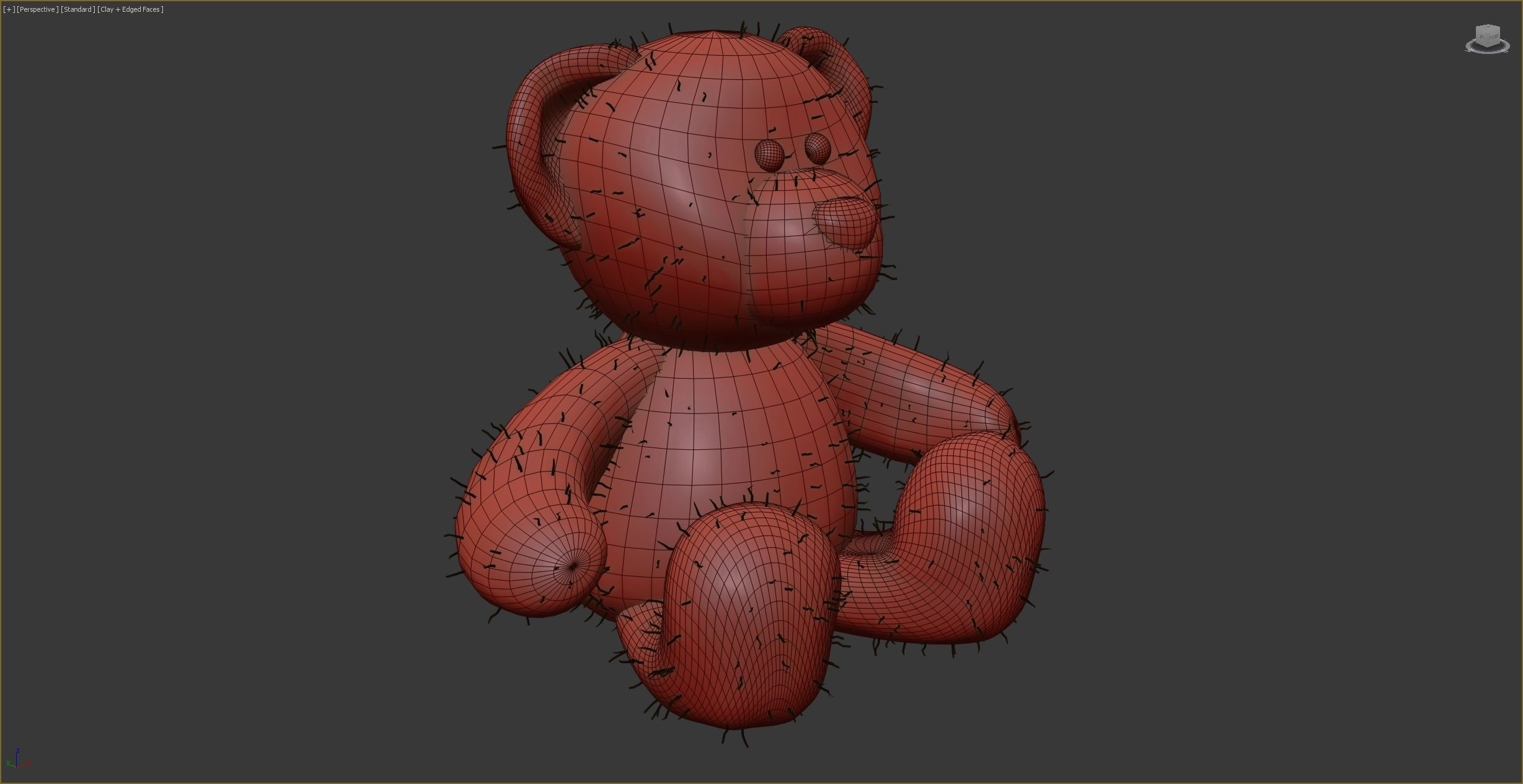 Plush Bear 3D model_4