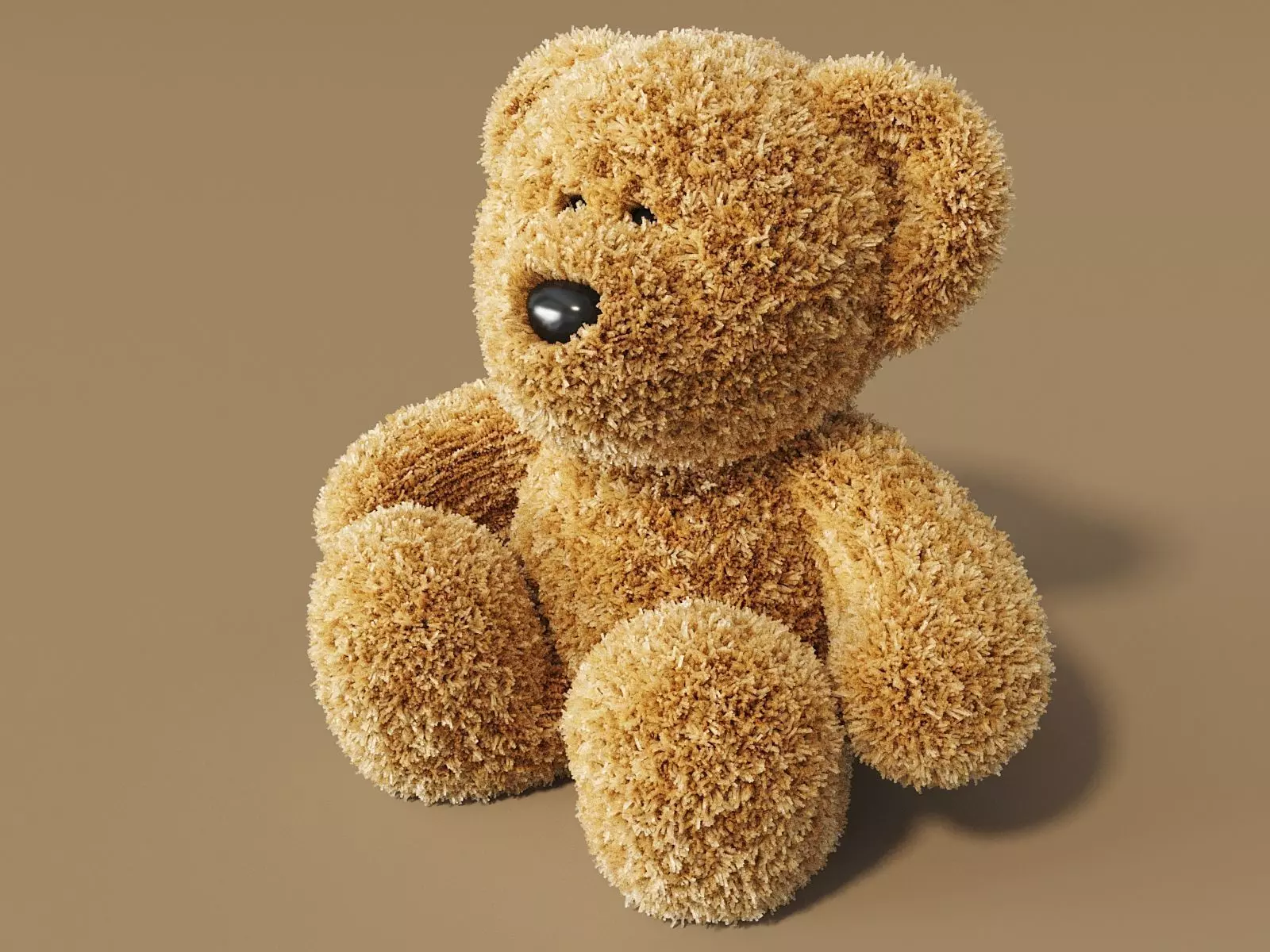 Plush Bear 3D model_0