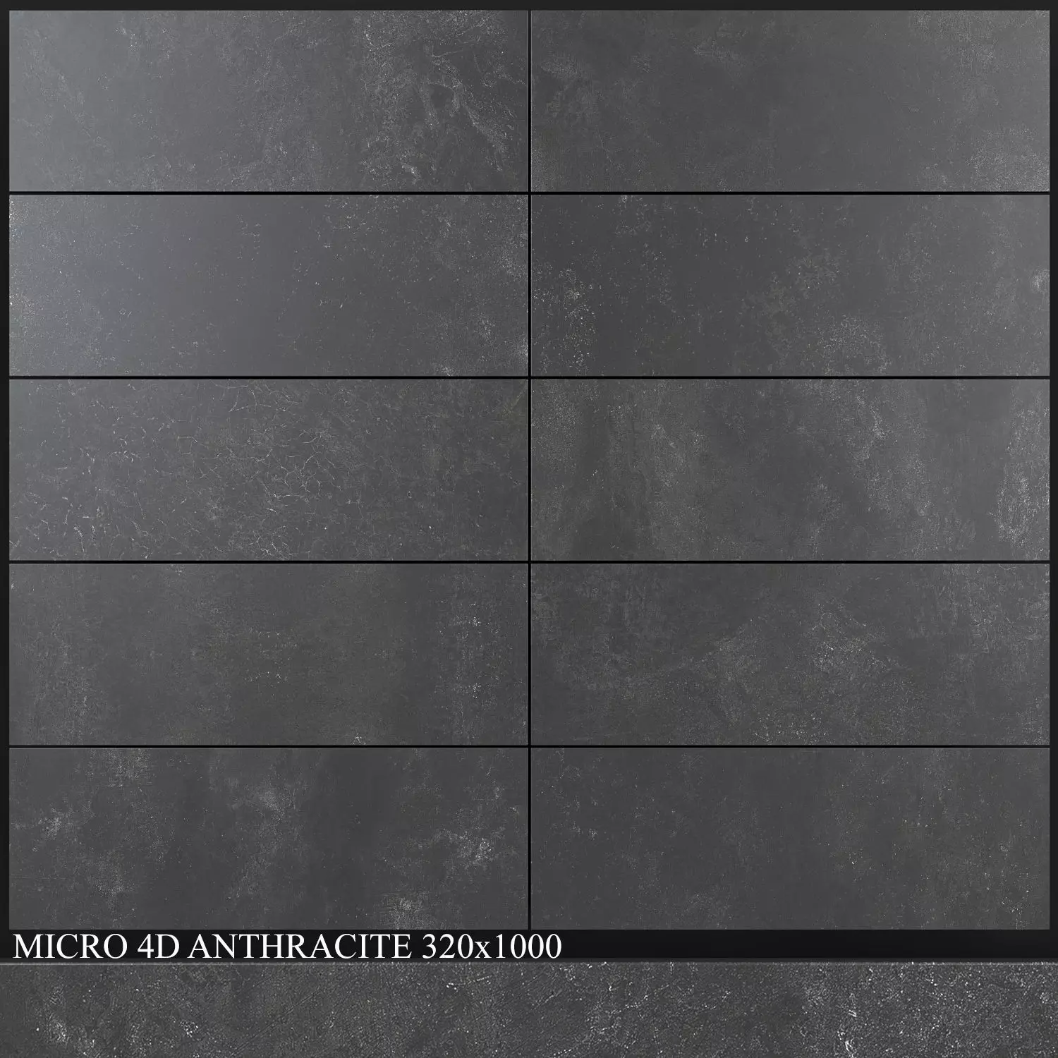 Peronda Micro 4D Anthracite 320x1000 3D model