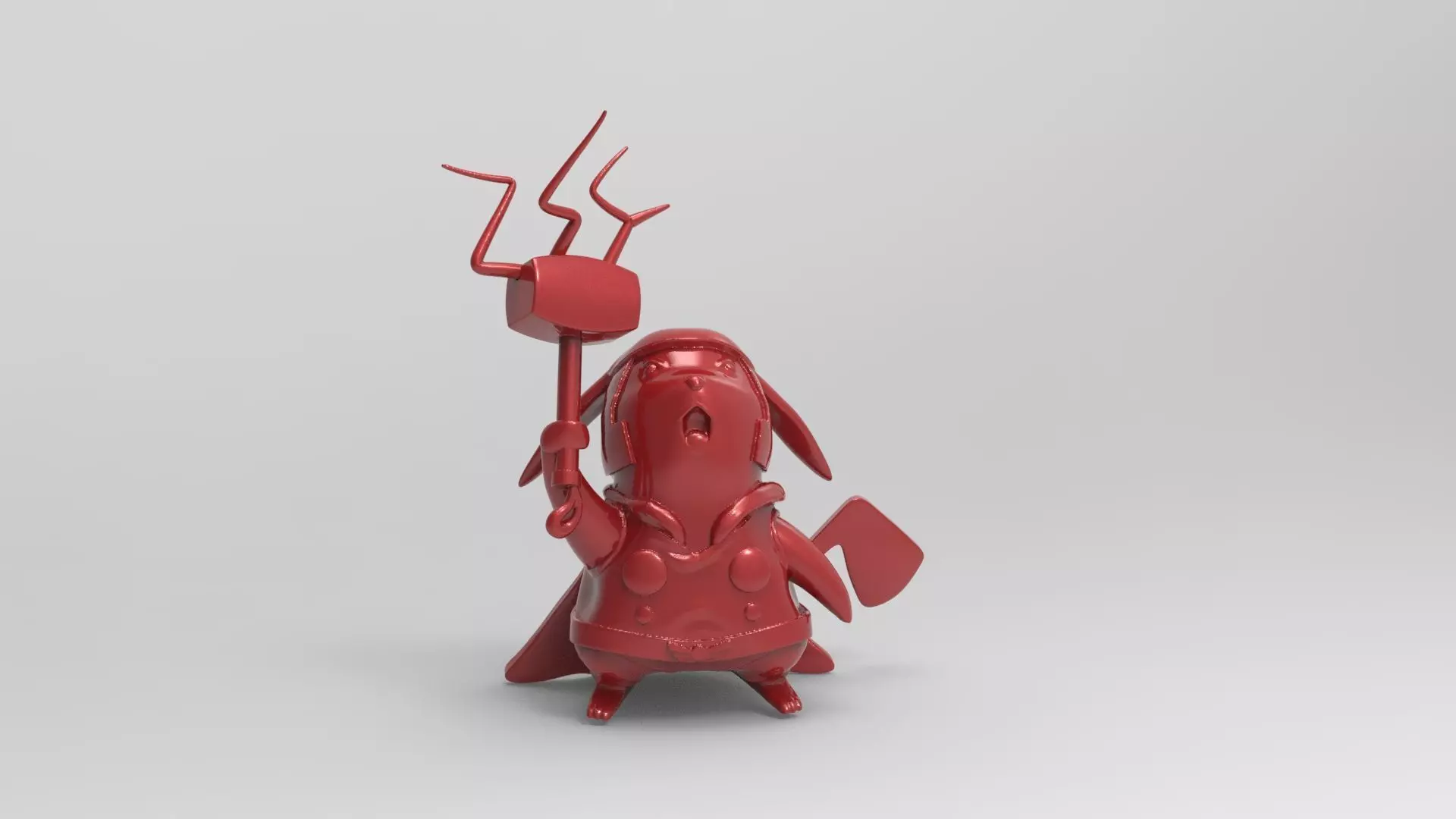 POKEMON PIKACHU THOR 3D Printing Model Free 3D print model
