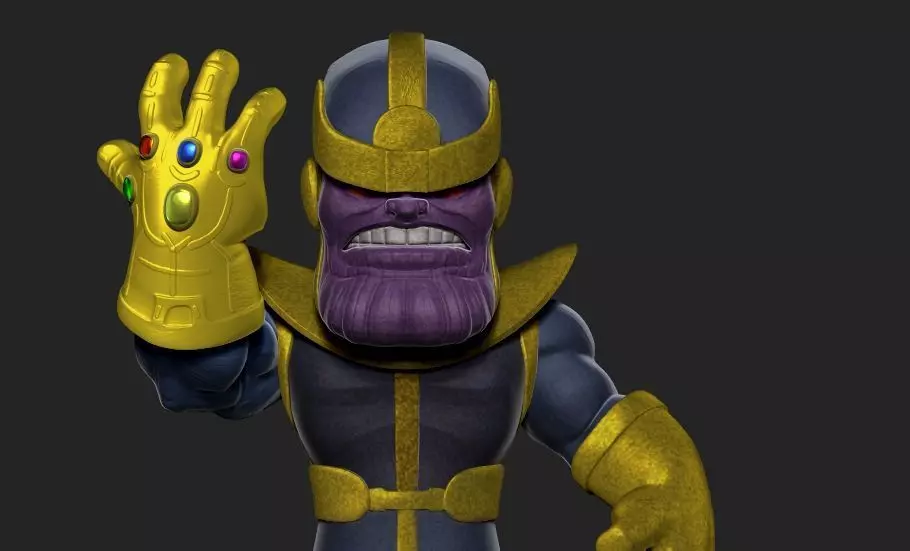 Little Thanos - 20cm - 9 Pieces 3D print model