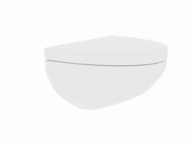 Toilet bowl Low-poly 3D model