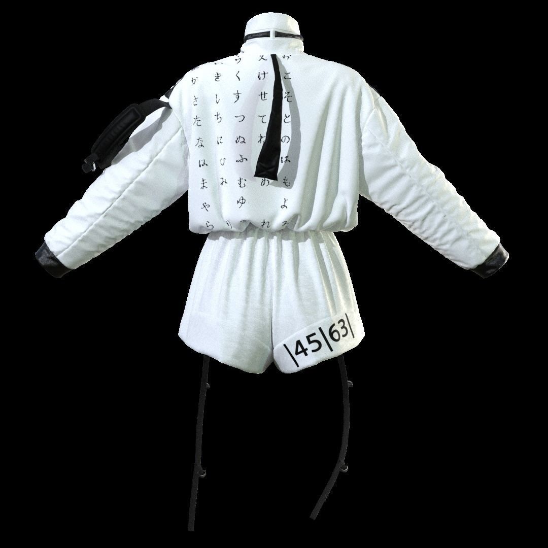 Cyberpunk party set 2 3D model_3