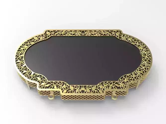 woman big onix stone arap necklace 22k C00005