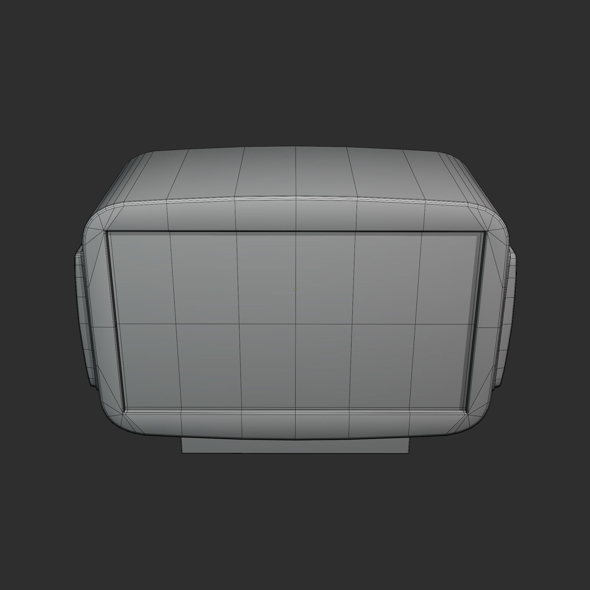 Retro radio Oceanic Surcouf 3D model Low-poly 3D model_9