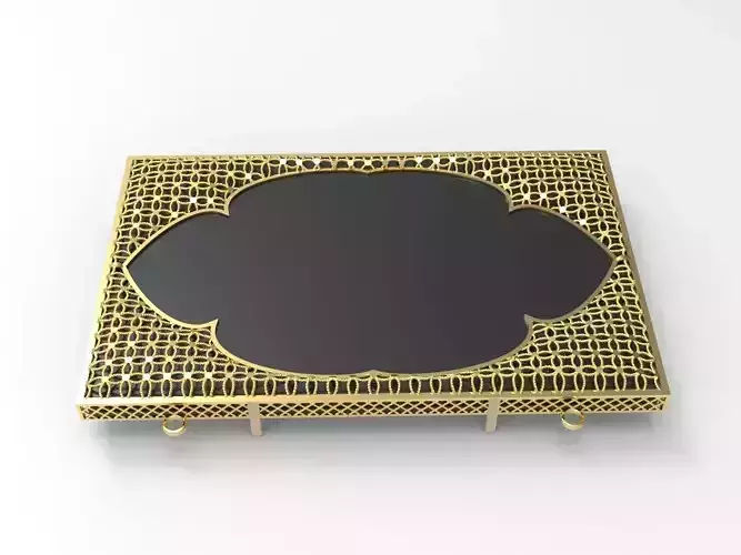 woman big onix stone arap necklace 22k C00013