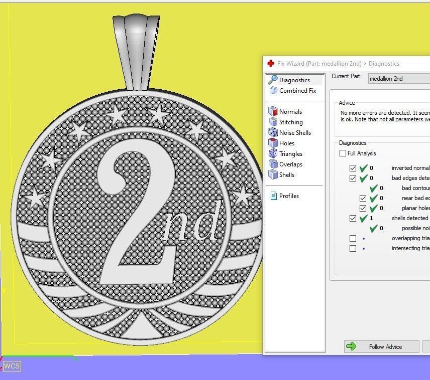 medallion 1st  2nd  3rd 3D print model_14