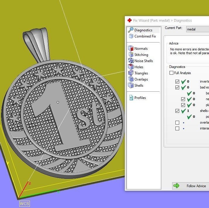 medallion 1st  2nd  3rd 3D print model_8