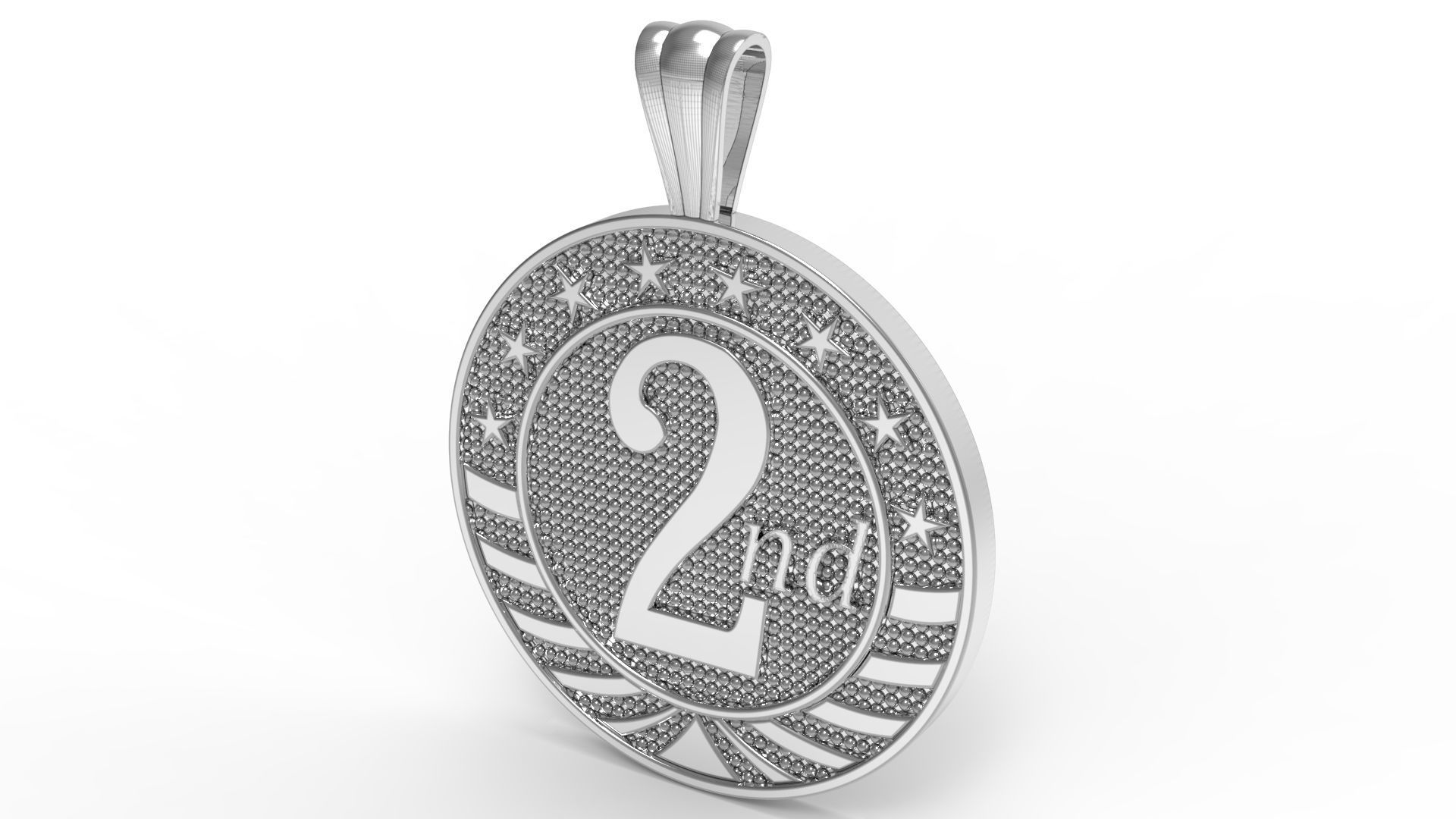 medallion 1st  2nd  3rd 3D print model_19