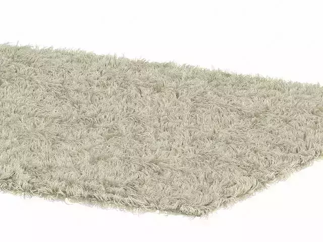 Fur Rug Low-poly 3D model