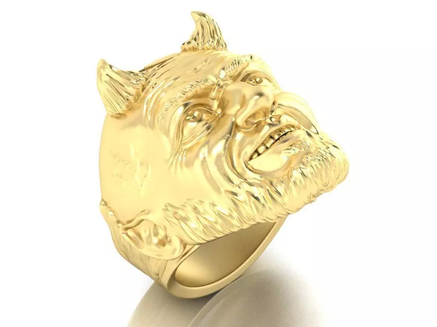 signet ring satyr 3D print model