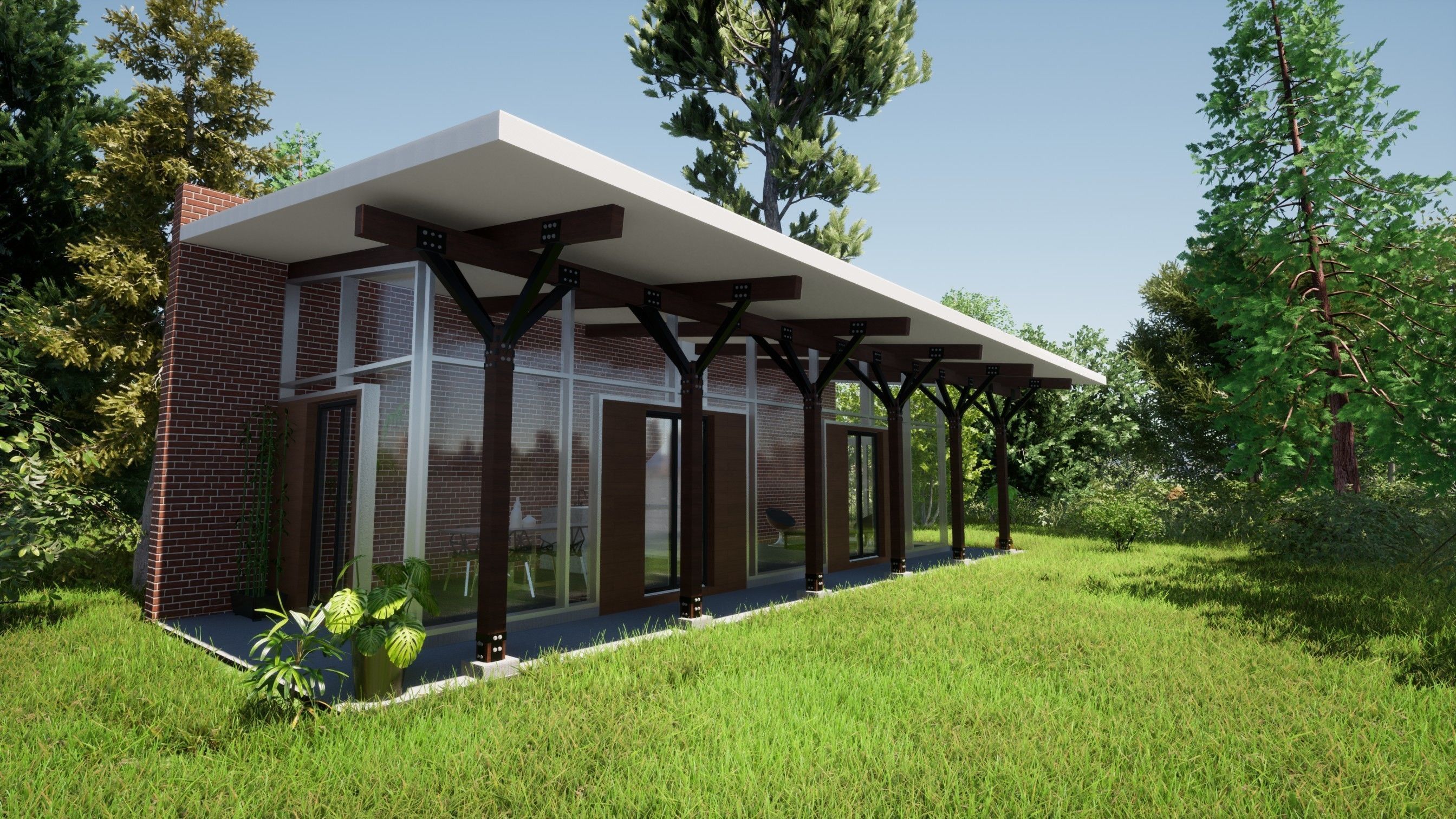 Multipurpose Room 3D model_1