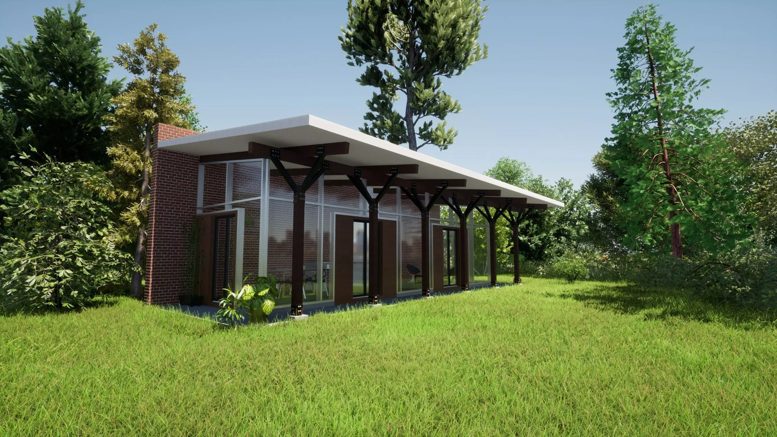 Multipurpose Room 3D model_0