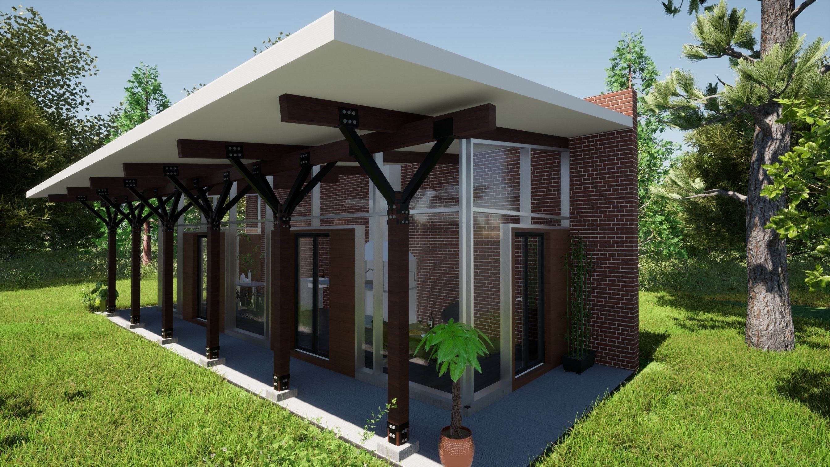 Multipurpose Room 3D model_3