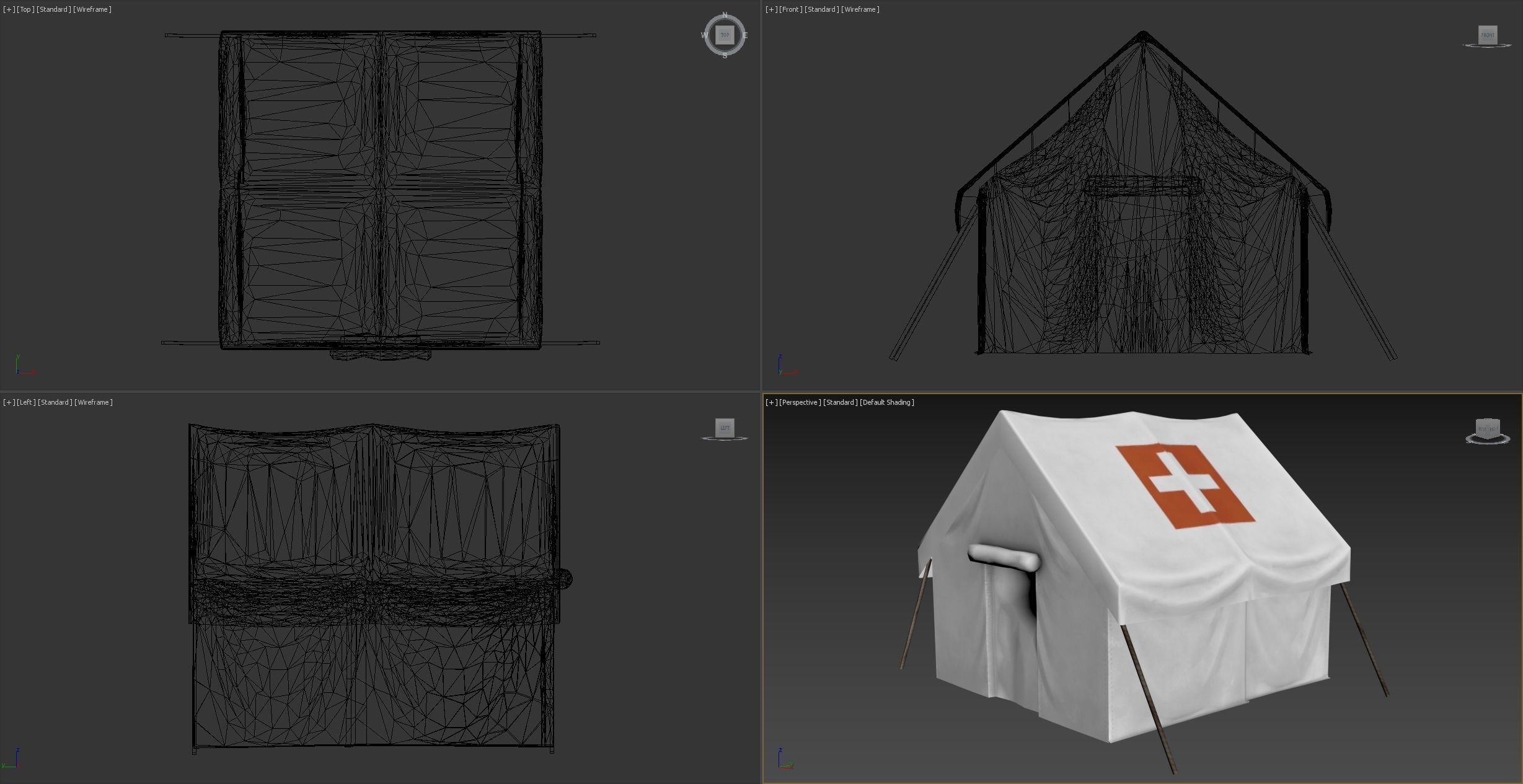 Medical Tent 3D model_6