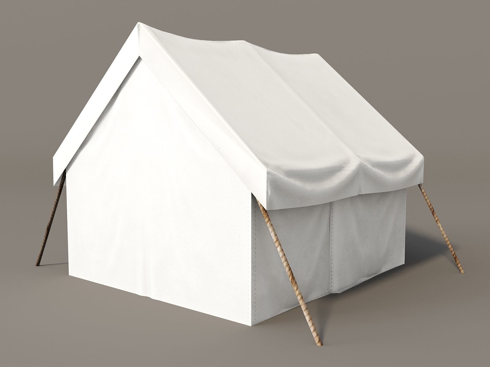 Medical Tent 3D model_3
