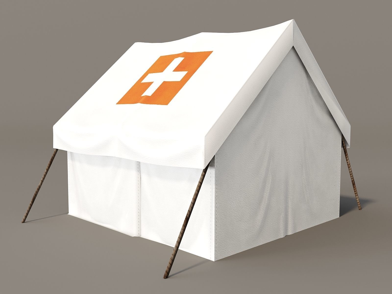 Medical Tent 3D model_2