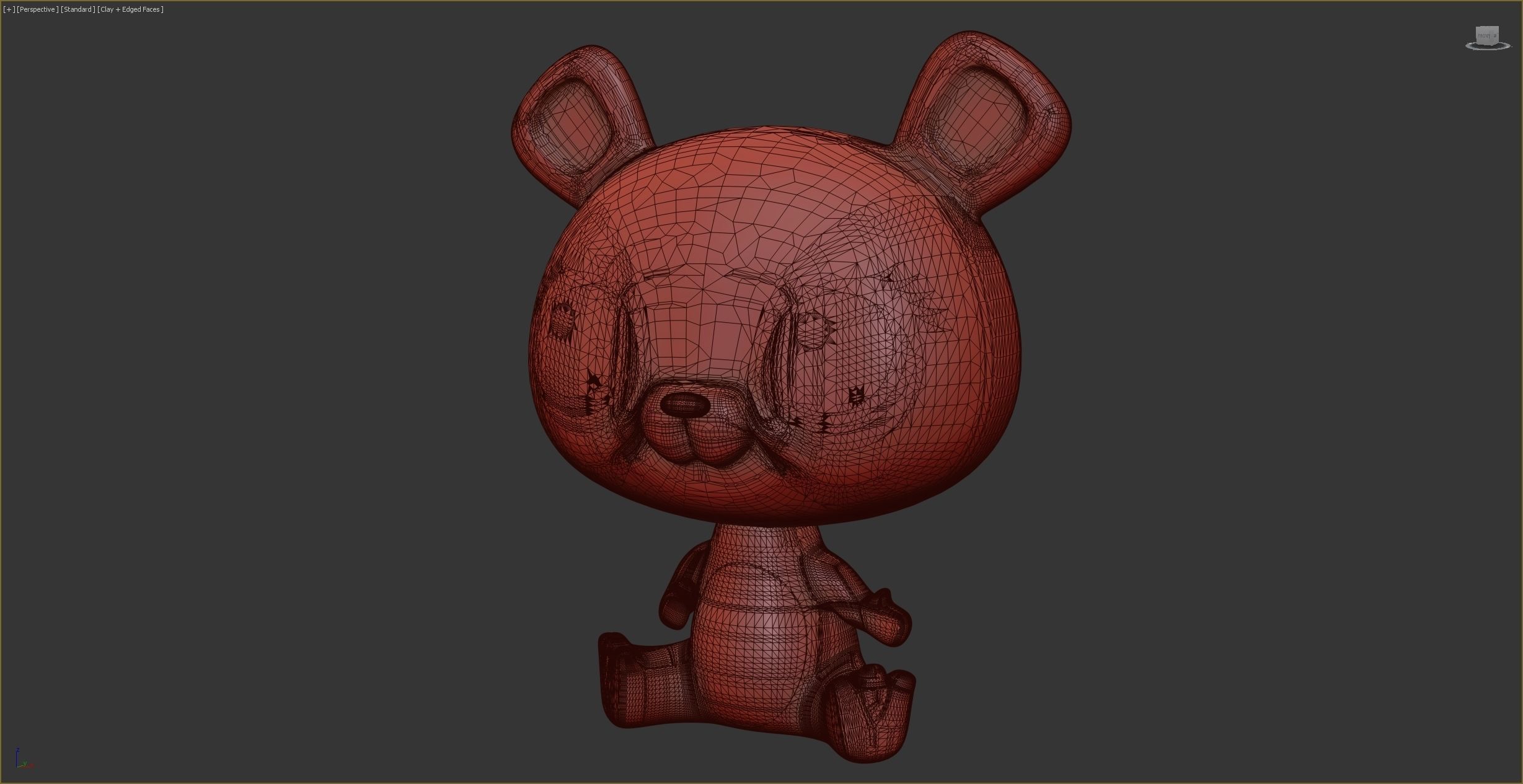 Cute creature 3D model_7