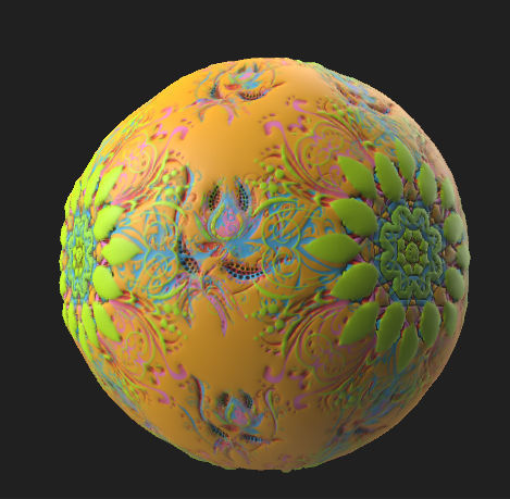 22 Dooles Surfaces PBR Texture Flowers style Texture_40