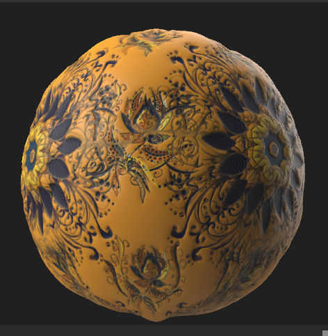 22 Dooles Surfaces PBR Texture Flowers style Texture_42
