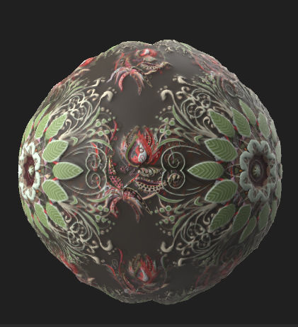 22 Dooles Surfaces PBR Texture Flowers style Texture_22