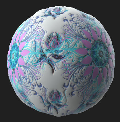 22 Dooles Surfaces PBR Texture Flowers style Texture_26