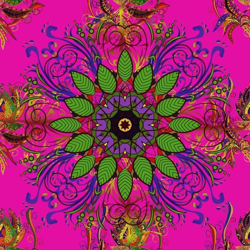 22 Dooles Surfaces PBR Texture Flowers style Texture_39