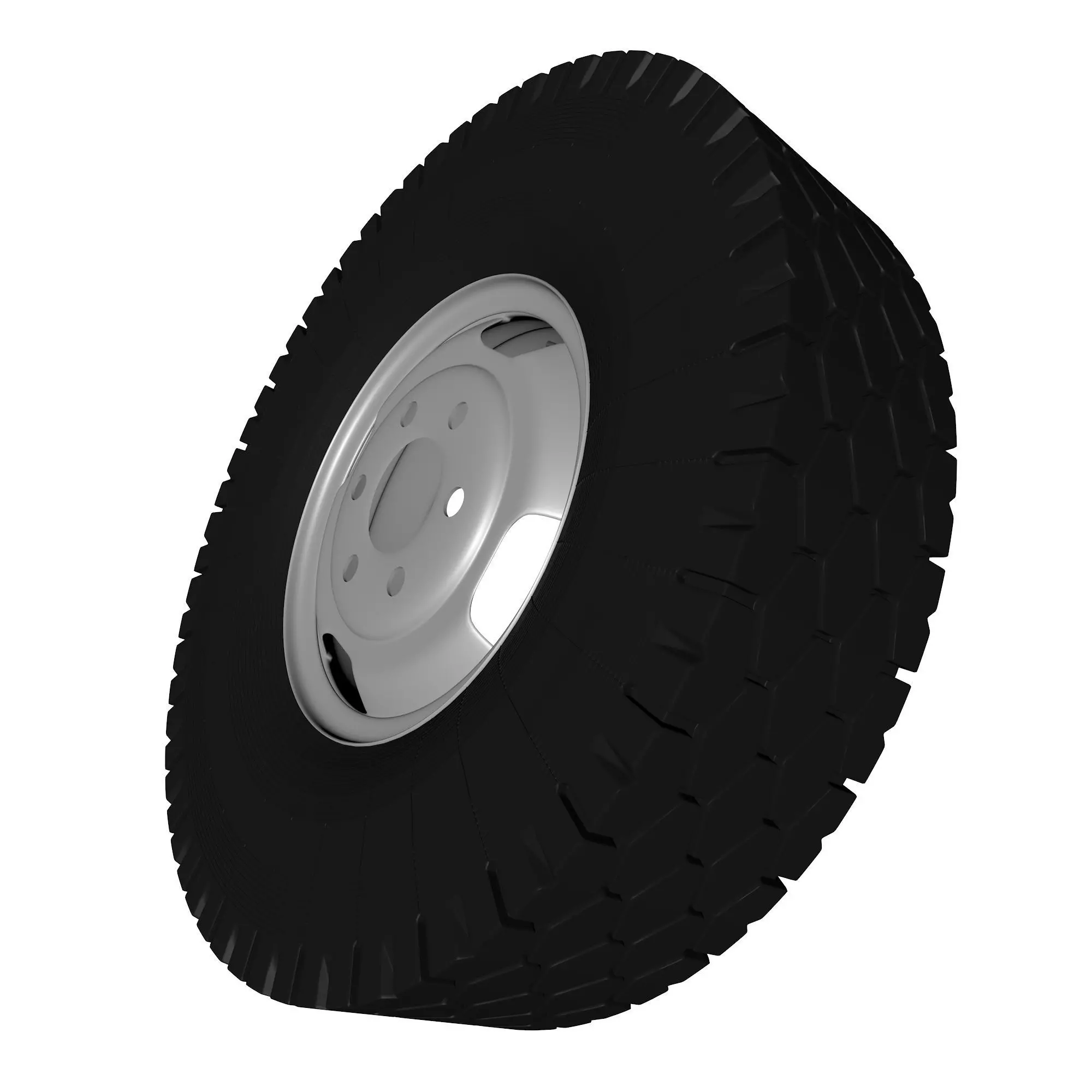 Truck wheel 3D model