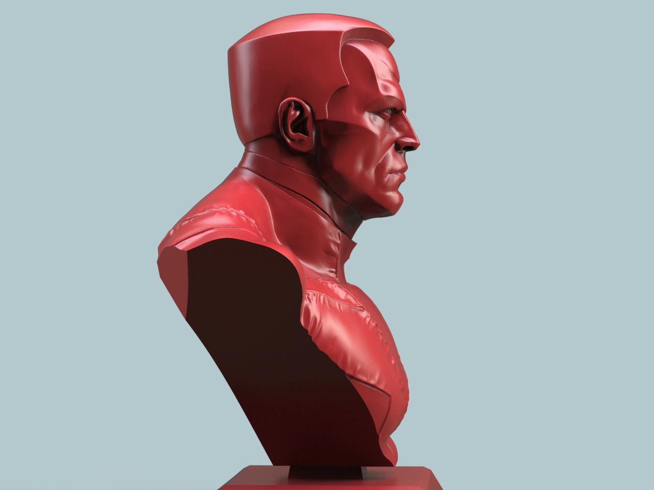Colossus Bust 3D print model_4