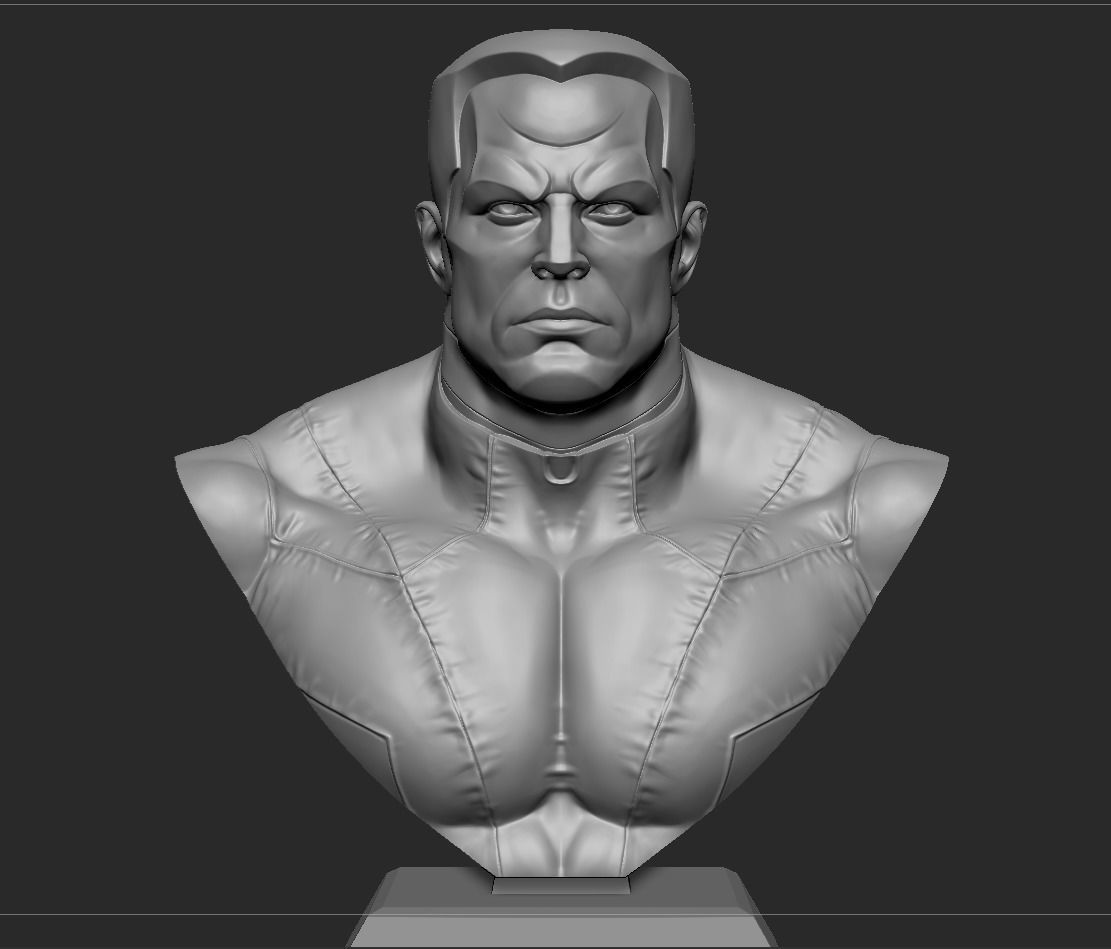 Colossus Bust 3D print model_5