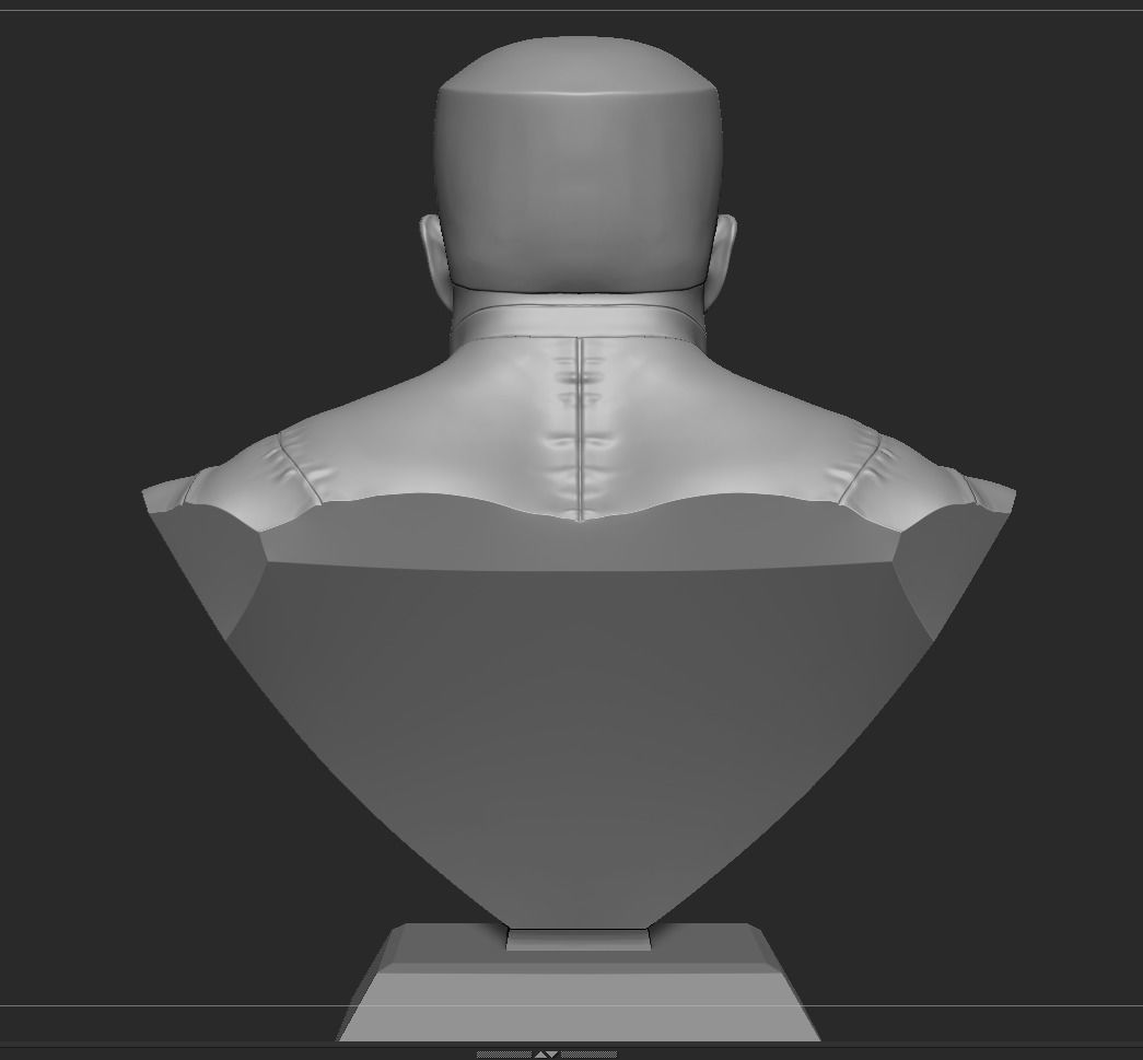 Colossus Bust 3D print model_9