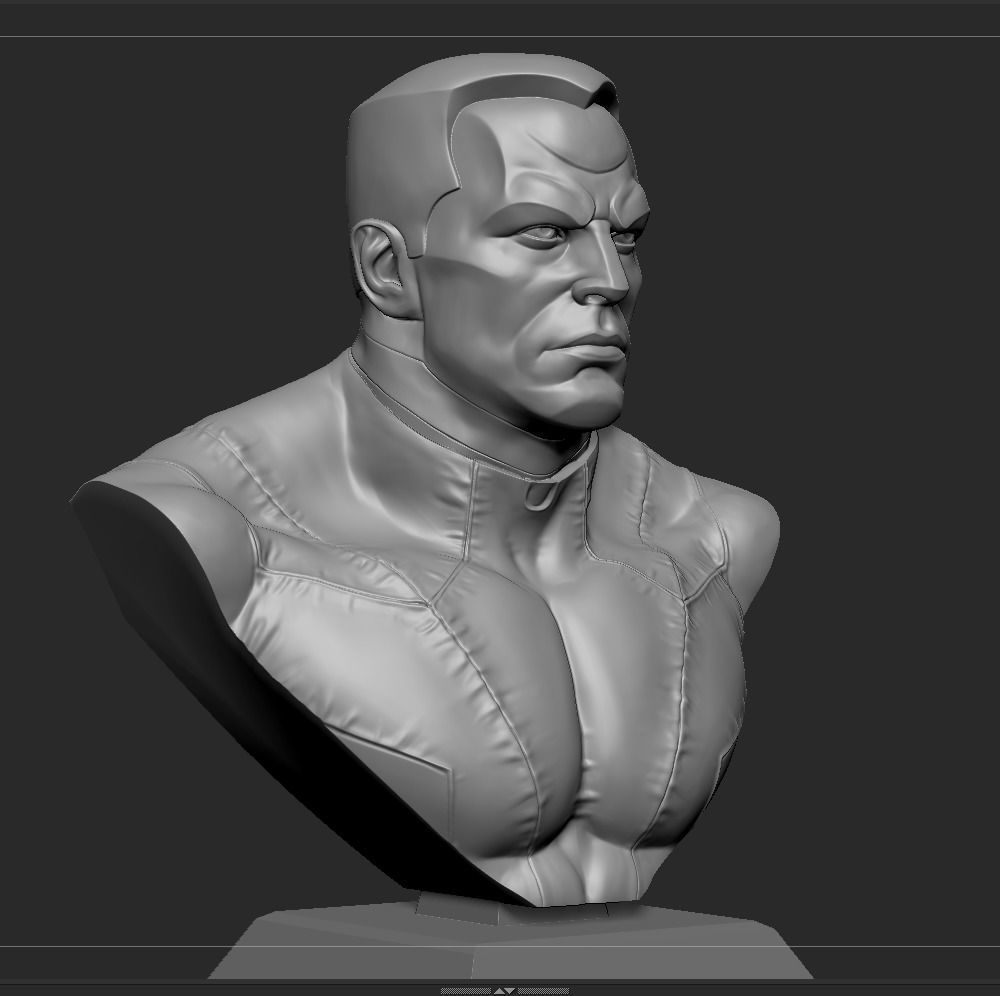 Colossus Bust 3D print model_12