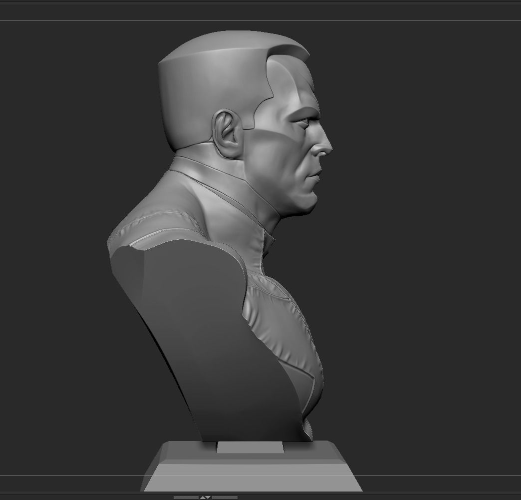 Colossus Bust 3D print model_11
