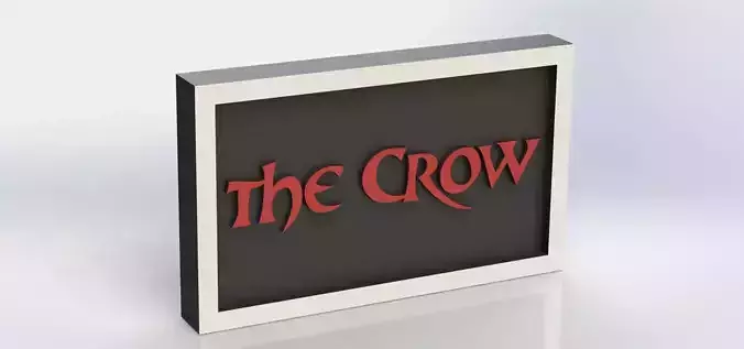 The Crow plaque
