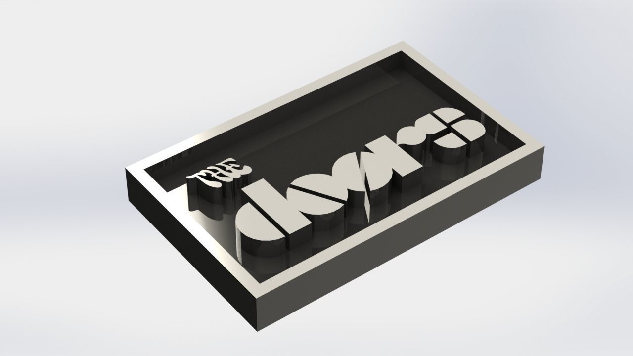 The Doors Plaque 3D print model_1