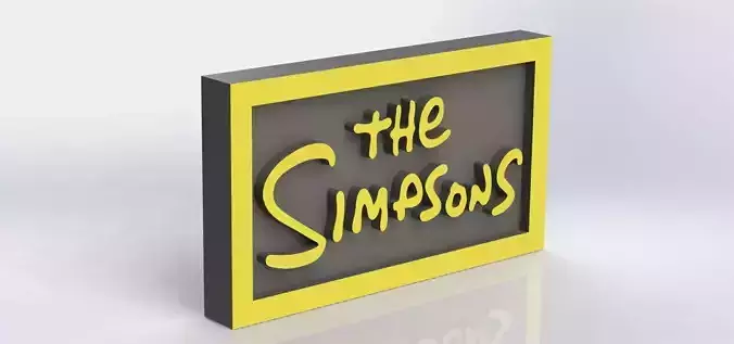 The Simpsons Plaque