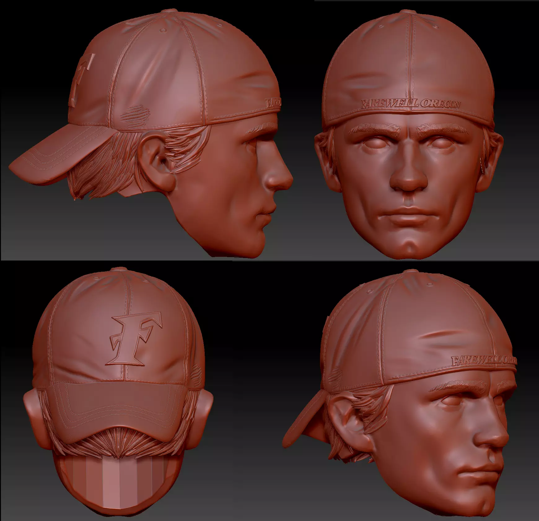 Deacon Days Gone Head Version 1 3D print model_0