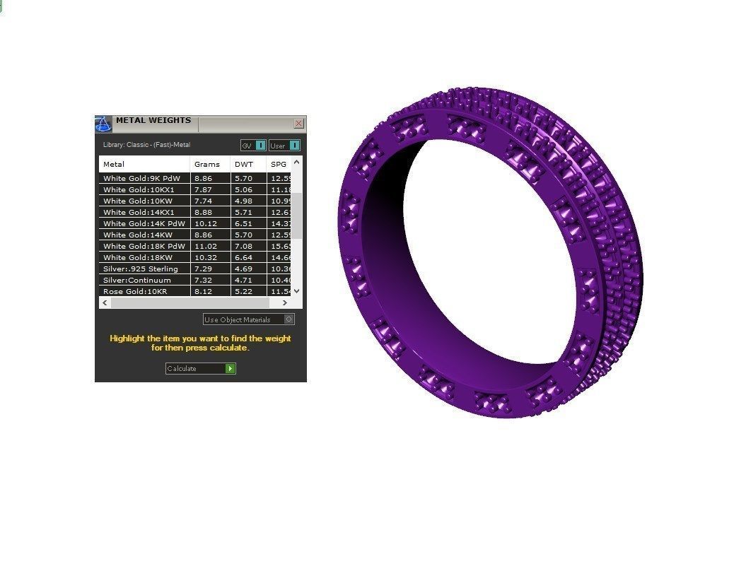 Wedding Ring Set Diamond Ring Jewelry Design-V12VC 3D print model_16