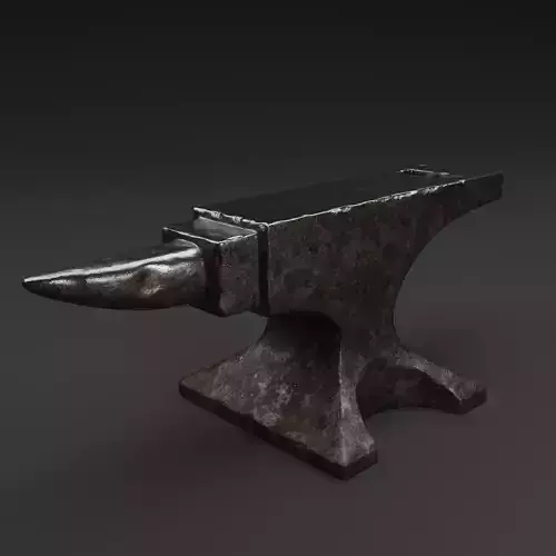 old Anvil - PHOTOREALISTIC - 6K TEXTURES - UV MAPPING Low-poly